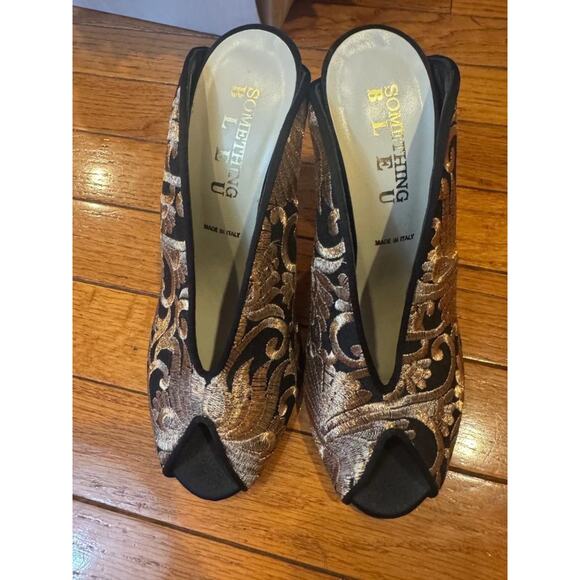 STUNNING Something Bleu made in Italy wedding mules size 8 (sh1000 - Picture 2 of 8